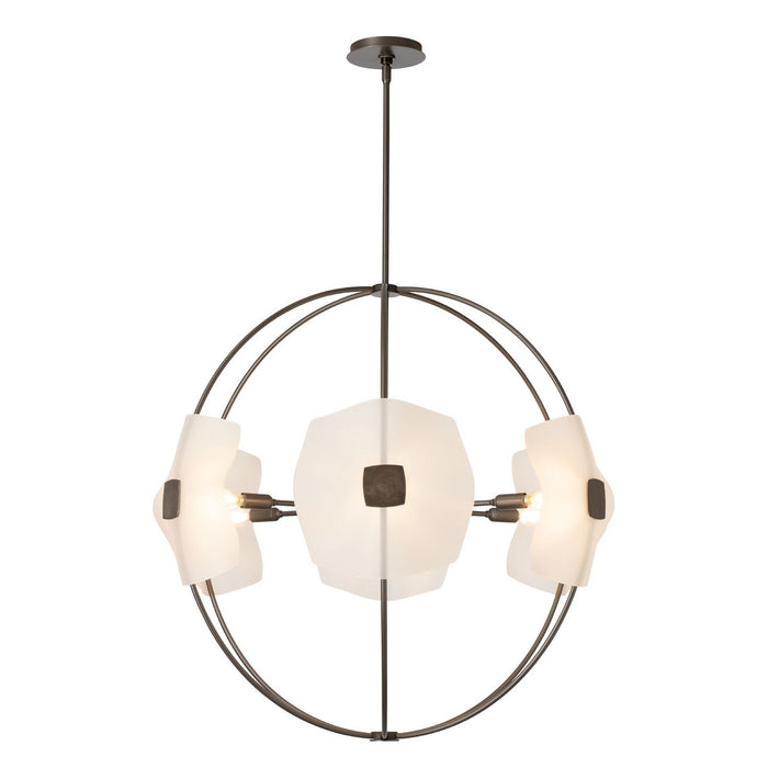 Hubbardton Forge - 131500-SKT-MULT-07-FD0835 - Six Light Pendant - Astra - Dark Smoke