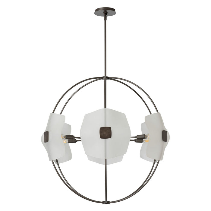 Hubbardton Forge - 131500-SKT-MULT-07-FD0835 - Six Light Pendant - Astra - Dark Smoke