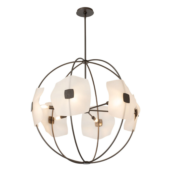Hubbardton Forge - 131500-SKT-MULT-07-FD0835 - Six Light Pendant - Astra - Dark Smoke