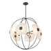 Hubbardton Forge - 131500-SKT-MULT-07-FD0835 - Six Light Pendant - Astra - Dark Smoke