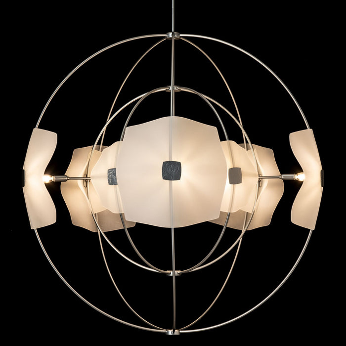 Hubbardton Forge - 131503-SKT-MULT-85-FD0852 - Ten Light Pendant - Astra - Sterling