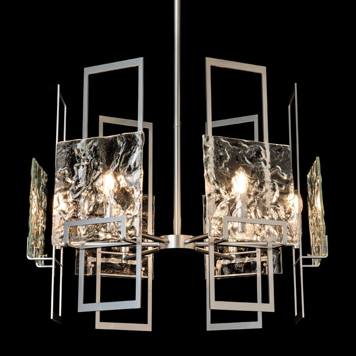 Hubbardton Forge - 131552-SKT-MULT-85-ZM0836 - Six Light Pendant - Geo - Sterling