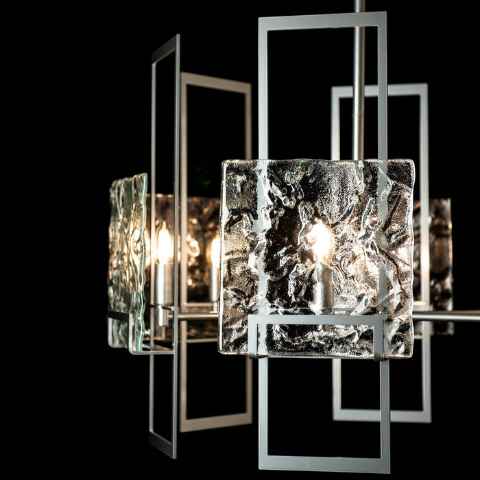 Hubbardton Forge - 131552-SKT-MULT-85-ZM0836 - Six Light Pendant - Geo - Sterling