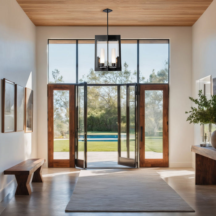 Hubbardton Forge - 132043-SKT-MULT-10-FD0847 - Four Light Lantern - Summit - Black