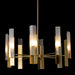 Hubbardton Forge - 132045-SKT-MULT-86-FD0828 - Eight Light Pendant - Summit - Modern Brass