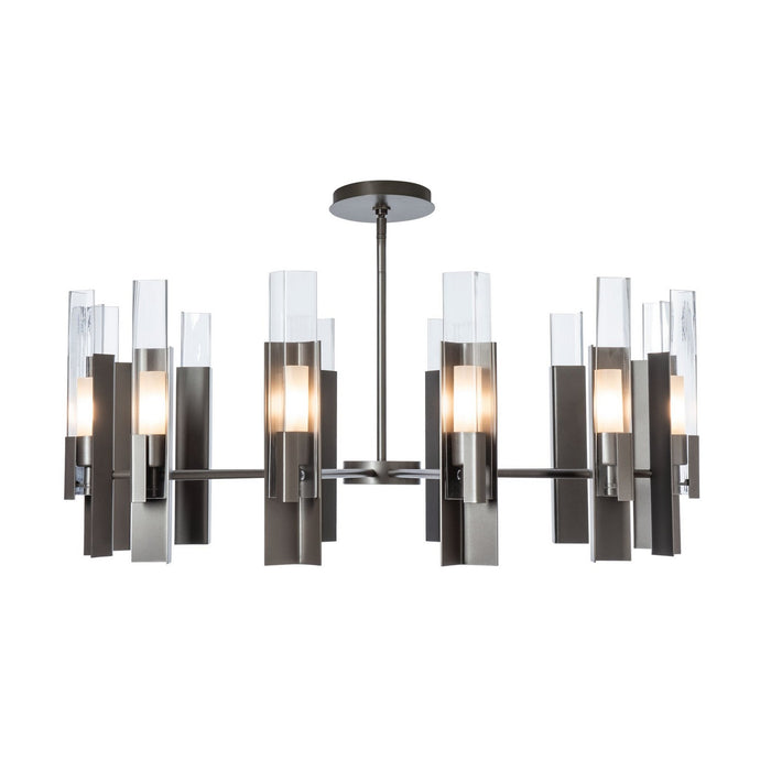 Hubbardton Forge - 132047-SKT-MULT-07-ZM0828 - 12 Light Pendant - Summit - Dark Smoke