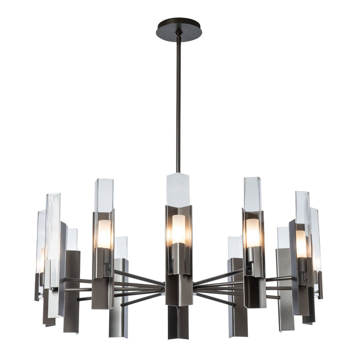 Hubbardton Forge - 132047-SKT-MULT-07-ZM0828 - 12 Light Pendant - Summit - Dark Smoke