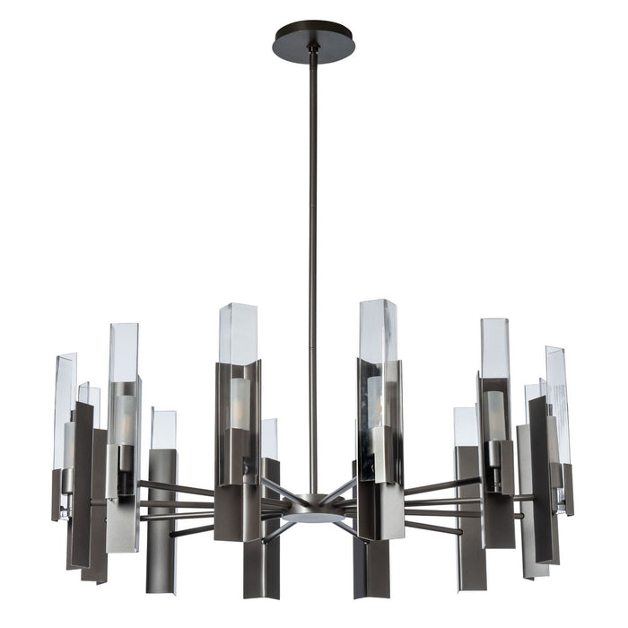 Hubbardton Forge - 132047-SKT-MULT-07-ZM0828 - 12 Light Pendant - Summit - Dark Smoke