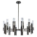 Hubbardton Forge - 132047-SKT-MULT-07-ZM0828 - 12 Light Pendant - Summit - Dark Smoke