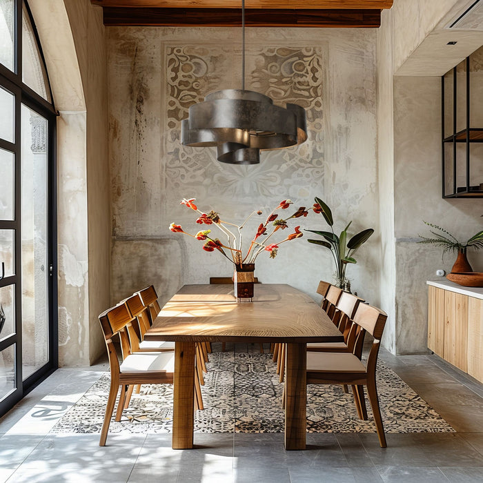 Hubbardton Forge - 132117-SKT-MULT-07 - Six Light Pendant - Zen - Dark Smoke