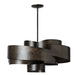 Hubbardton Forge - 132117-SKT-MULT-07 - Six Light Pendant - Zen - Dark Smoke