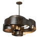 Hubbardton Forge - 132117-SKT-MULT-07 - Six Light Pendant - Zen - Dark Smoke