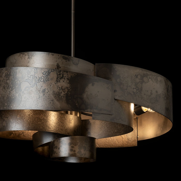 Hubbardton Forge - 132117-SKT-MULT-07 - Six Light Pendant - Zen - Dark Smoke