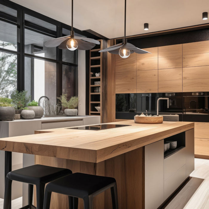 Hubbardton Forge - 139460-SKT-MULT-05 - One Light Pendant - Hana - Bronze