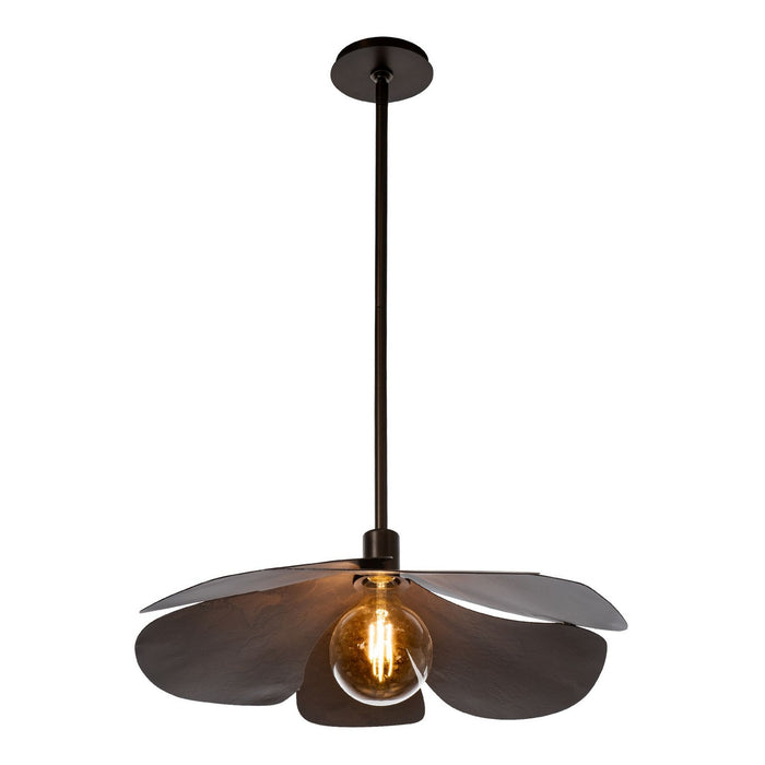 Hubbardton Forge - 139460-SKT-MULT-05 - One Light Pendant - Hana - Bronze