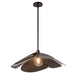 Hubbardton Forge - 139465-SKT-MULT-07 - One Light Pendant - Hana - Dark Smoke
