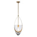 Hubbardton Forge - 187468-SKT-MULT-86-ZM0838 - One Light Pendant - Vaso - Modern Brass