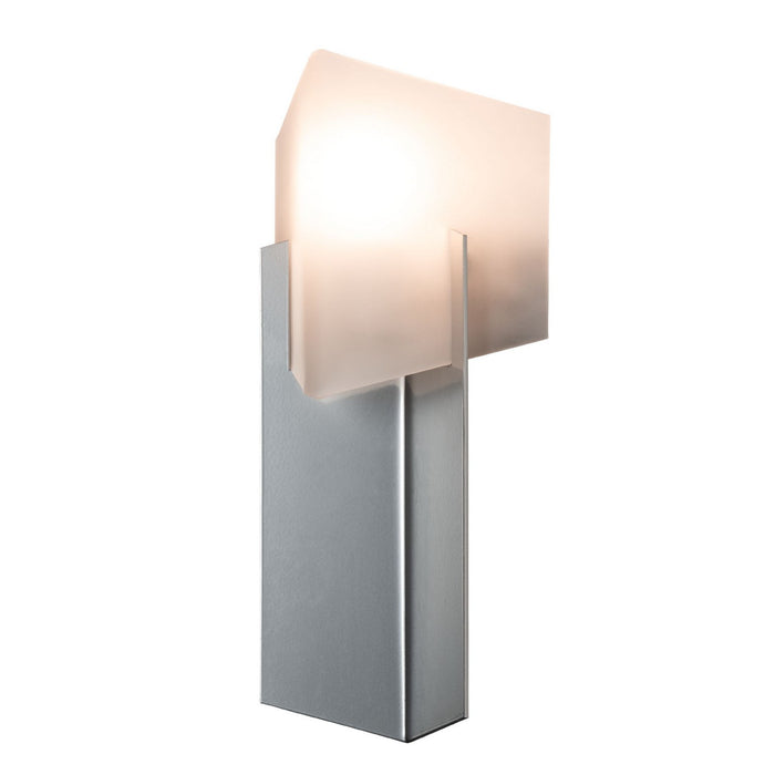 Hubbardton Forge - 201355-SKT-85 - One Light Bath Sconce - Prisma - Sterling