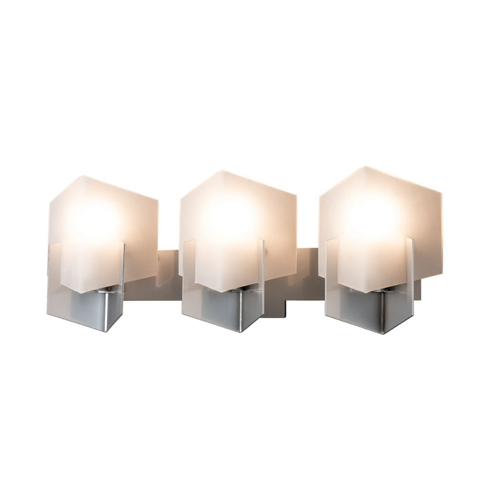 Hubbardton Forge - 201357-SKT-85-GG0816 - Three Light Bath Sconce - Prisma - Sterling