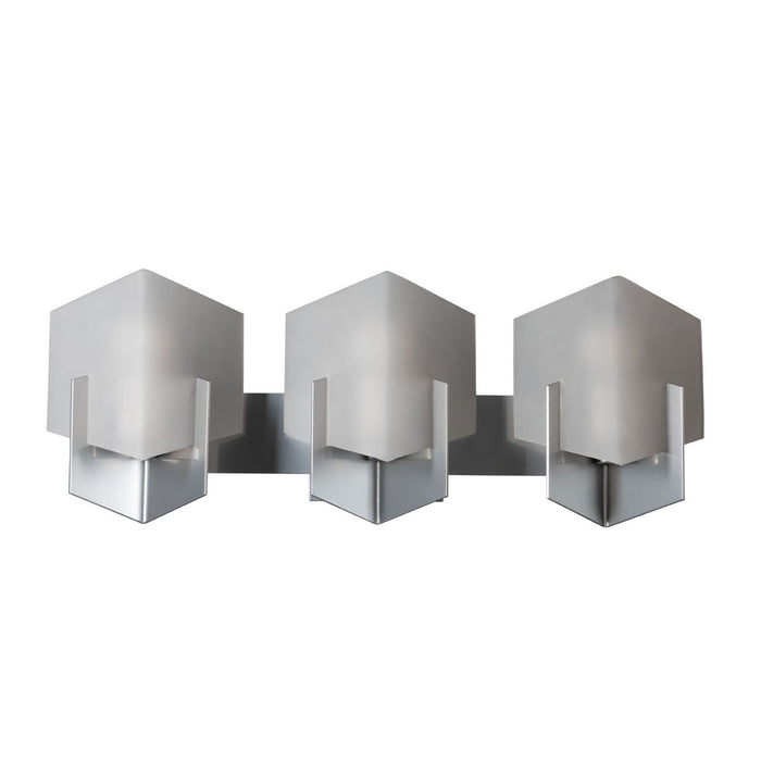 Hubbardton Forge - 201357-SKT-85-GG0816 - Three Light Bath Sconce - Prisma - Sterling