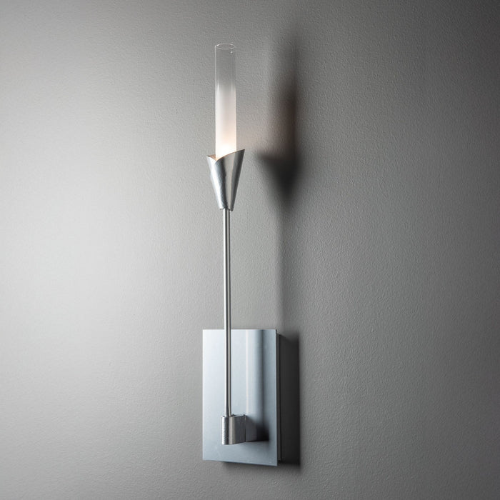 Hubbardton Forge - 201700-SKT-85-WC0821 - One Light Wall Sconce - Lilium - Sterling