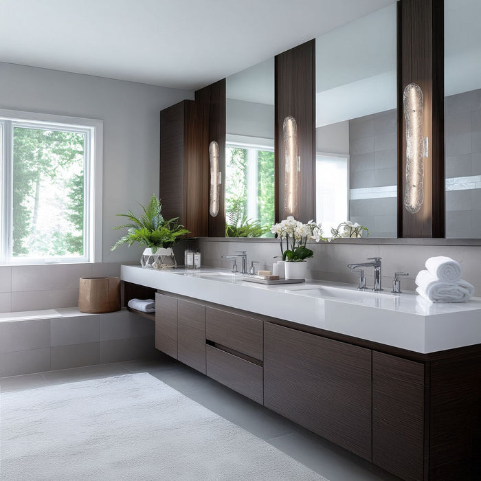 Hubbardton Forge - 202222-LED-85-ZM0815 - LED Bath Bar - Glissade - Sterling