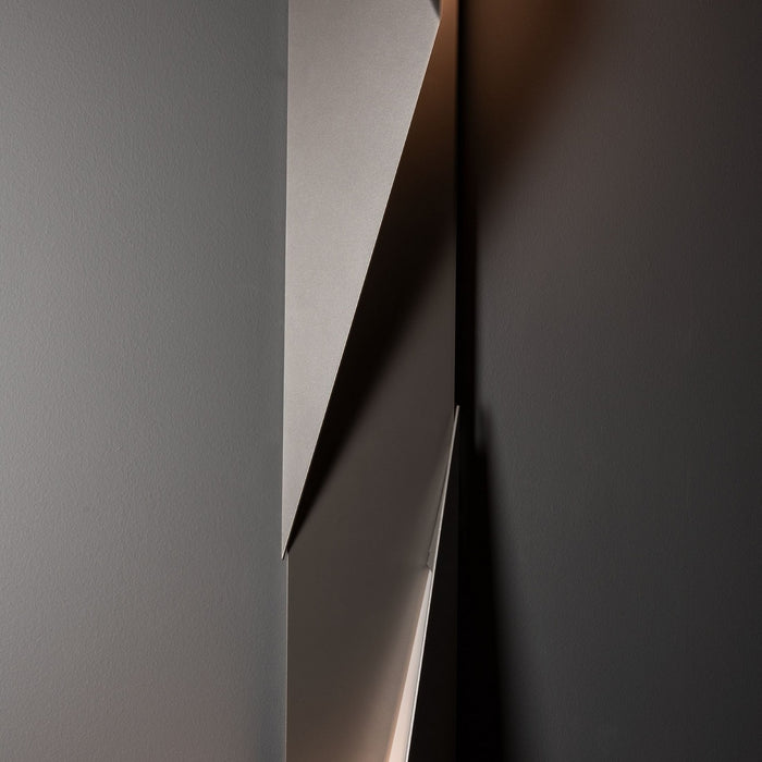 Hubbardton Forge - 302044-SKT-LFT-78 - Two Light Outdoor Wall Sconce - Carbon - Coastal Burnished Steel