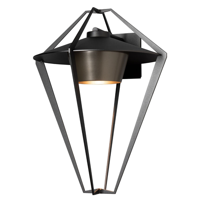 Hubbardton Forge - 302654-SKT-80-77 - One Light Outdoor Wall Sconce - Stellar - Coastal Black
