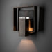 Hubbardton Forge - 302660-SKT-14-SL-ZM0850 - One Light Outdoor Wall Sconce - Shadow Box - Coastal Oil Rubbed Bronze