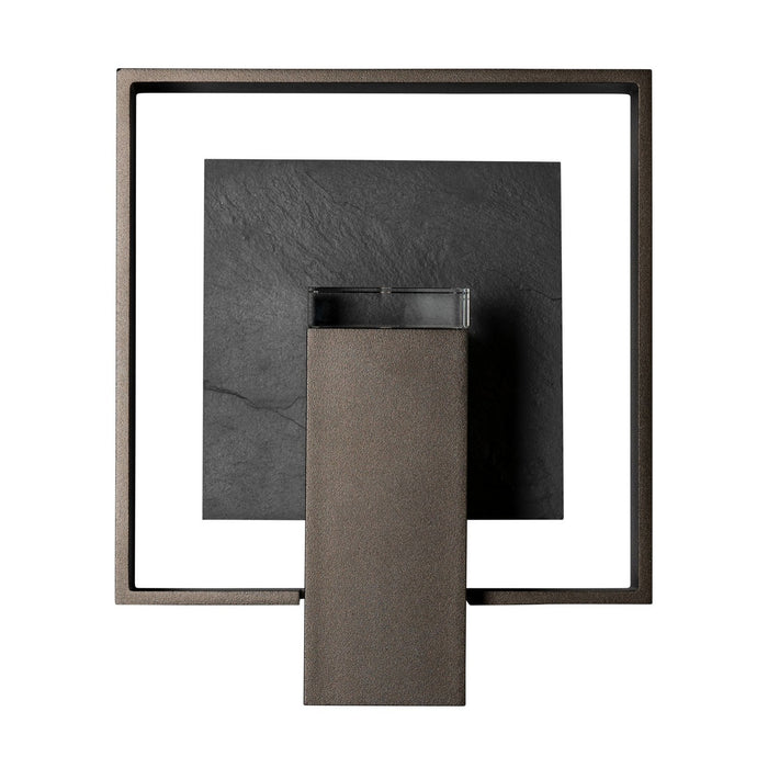Hubbardton Forge - 302660-SKT-14-SL-ZM0850 - One Light Outdoor Wall Sconce - Shadow Box - Coastal Oil Rubbed Bronze