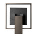 Hubbardton Forge - 302660-SKT-14-SL-ZM0850 - One Light Outdoor Wall Sconce - Shadow Box - Coastal Oil Rubbed Bronze