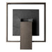 Hubbardton Forge - 302662-SKT-14-SL-ZM0850 - One Light Outdoor Wall Sconce - Shadow Box - Coastal Oil Rubbed Bronze