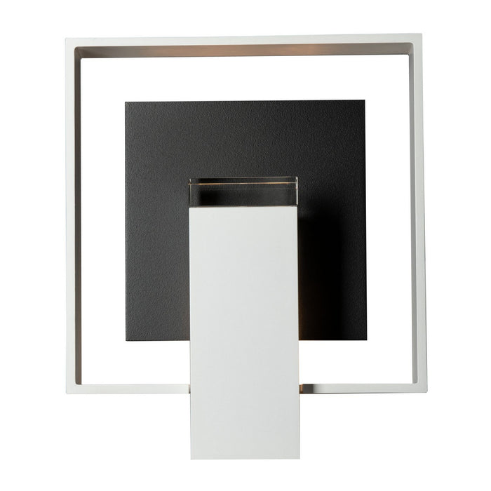 Hubbardton Forge - 302663-SKT-02-80-ZM0850 - One Light Outdoor Wall Sconce - Shadow Box - Coastal White