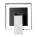 Hubbardton Forge - 302663-SKT-02-80-ZM0850 - One Light Outdoor Wall Sconce - Shadow Box - Coastal White
