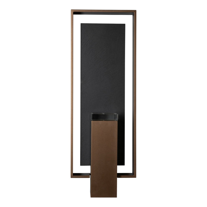 Hubbardton Forge - 302664-SKT-75-SL-ZM0850 - Two Light Outdoor Wall Sconce - Shadow Box - Coastal Bronze