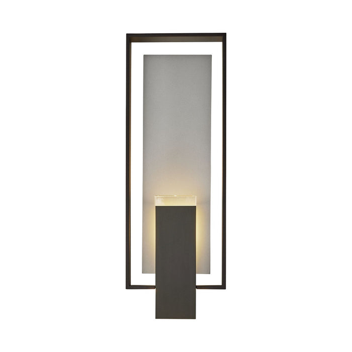 Hubbardton Forge - 302665-SKT-80-78-ZM0850 - One Light Outdoor Wall Sconce - Shadow Box - Coastal Black