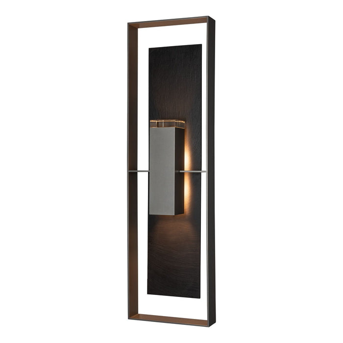 Hubbardton Forge - 302669-SKT-78-SL-ZM0851 - Two Light Outdoor Wall Sconce - Shadow Box - Coastal Burnished Steel