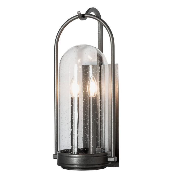 Hubbardton Forge - 305212-SKT-20-II0825 - Two Light Outdoor Wall Sconce - Davis - Coastal Natural Iron