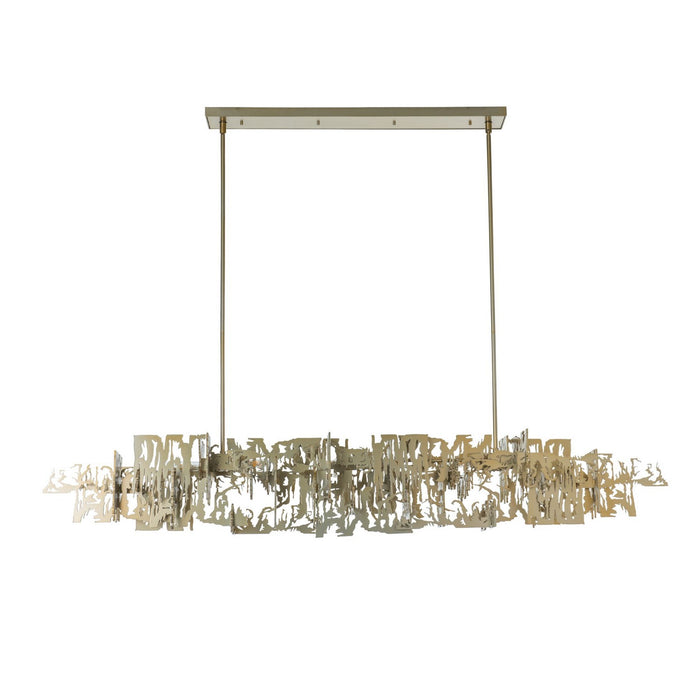 Hubbardton Forge - 401311-SKT-MULT-86 - Six Light Pendant - Brutus - Modern Brass