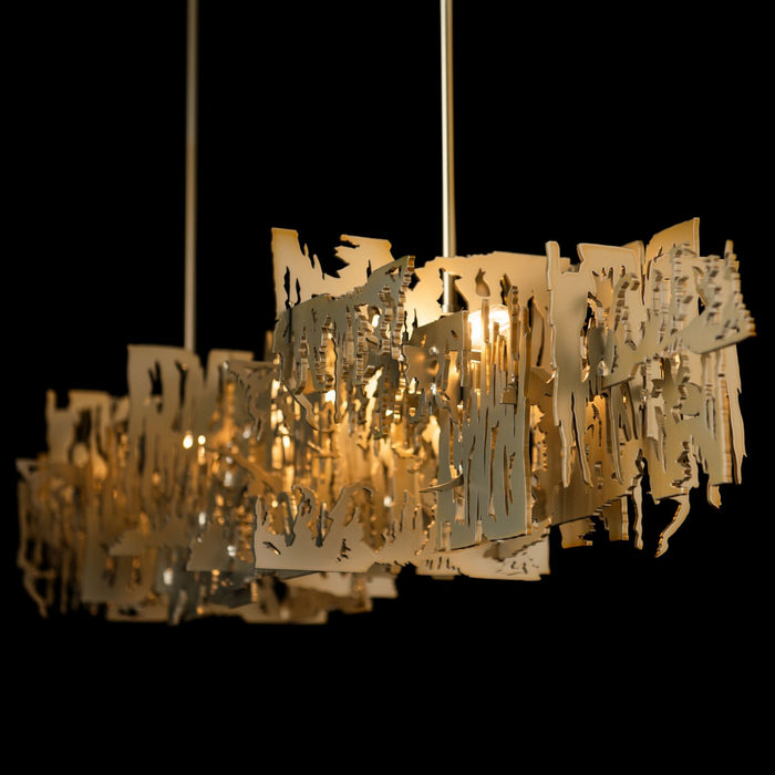 Hubbardton Forge - 401311-SKT-MULT-86 - Six Light Pendant - Brutus - Modern Brass