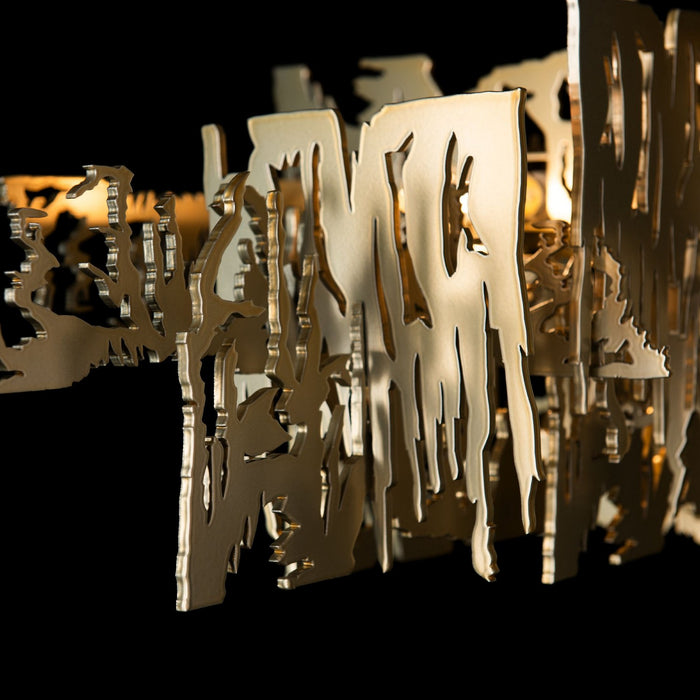 Hubbardton Forge - 401311-SKT-MULT-86 - Six Light Pendant - Brutus - Modern Brass