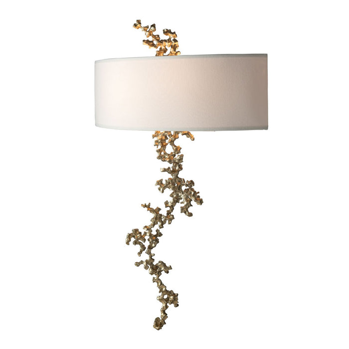 Hubbardton Forge - 402036-SKT-86-SF1692 - LED Wall Sconce - Coral - Modern Brass