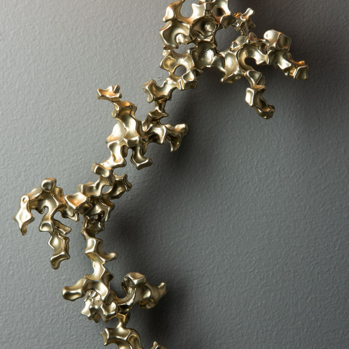 Hubbardton Forge - 402036-SKT-86-SF1692 - LED Wall Sconce - Coral - Modern Brass