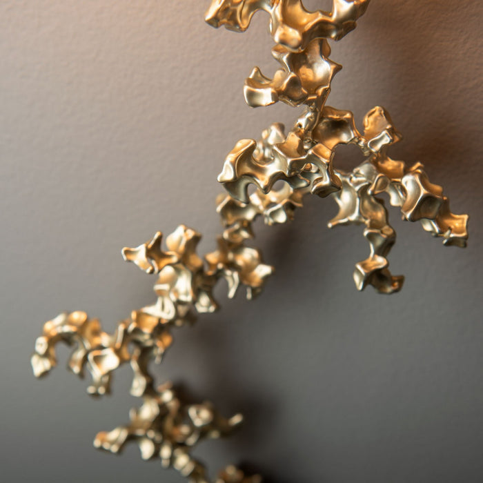 Hubbardton Forge - 402036-SKT-86-SF1692 - LED Wall Sconce - Coral - Modern Brass