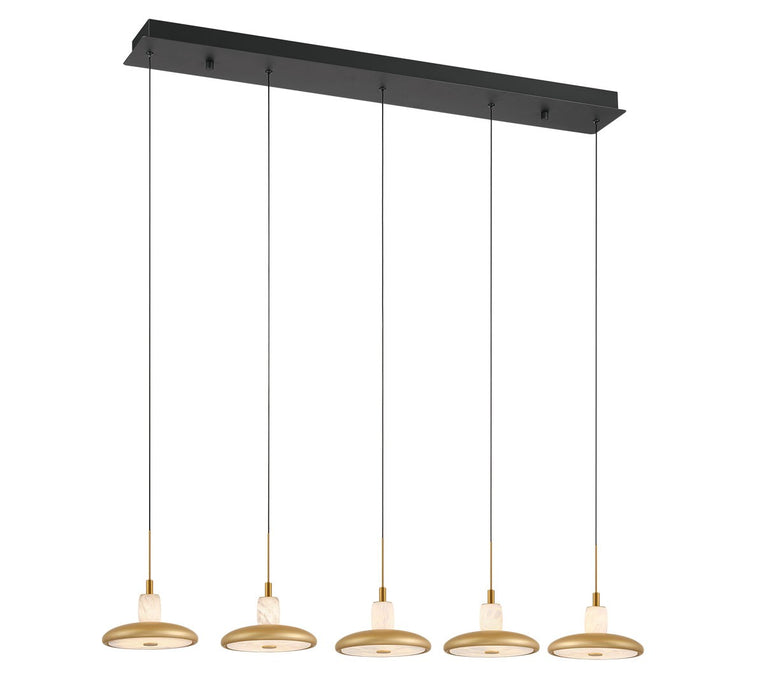 Lib & Co. - 12257-02 - LED Chandelier - Mantova - Matte Black