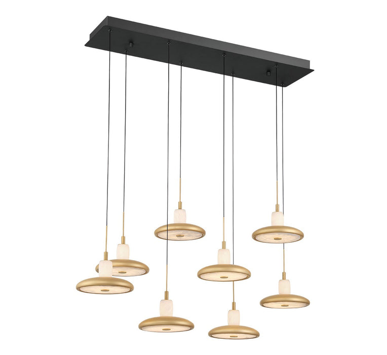 Lib & Co. - 12258-02 - LED Chandelier - Mantova - Matte Black