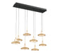 Lib & Co. - 12258-02 - LED Chandelier - Mantova - Matte Black