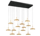 Lib & Co. - 12259-02 - LED Chandelier - Mantova - Matte Black
