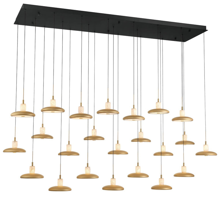 Lib & Co. - 12261-02 - LED Chandelier - Mantova - Matte Black