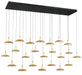 Lib & Co. - 12261-02 - LED Chandelier - Mantova - Matte Black